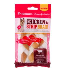 Dogman Husdyr Dogman Chicken Strip Braid 3-Pack S