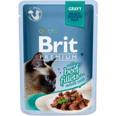Brit Katter Husdyr Brit Cat Gravy Fillets With Beef 85g
