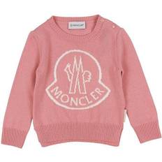Wool Knitted Sweaters Children's Clothing Moncler Branded Knitted Sweater - Pink