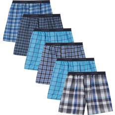Checkered Clothing Hanes Men's Moisture Wicking Boxers 6-pack