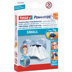 Einrichtungsdetails TESA Powerstrips Adhesive Strip Small White Up to 1kg Pack of 14 Bilderhaken