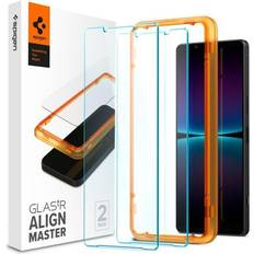 Sony xperia 1 Spigen ALM GLAS.tR Slim Screen Protector for Sony Xperia 1 IV 2-Pack