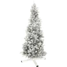 Europalms Fir tree FUTURA, silver metallic, 180cm, Trä Futura, silver metallisk, 180cm Weihnachtsbaum