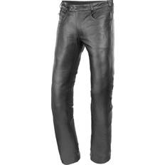 Damen - W40 Jeans Büse Leather Jeans, black