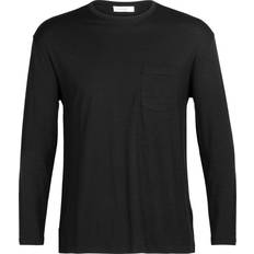 Icebreaker Granary Long Sleeve Merino Wool Pocket T-Shirt