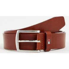 Tommy Hilfiger Belte Tommy Hilfiger new denton 3.5cm leather belt in dark tan-Brown