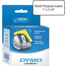 Dymo Labels Dymo LabelWriter MultiPurpose Permanent adhesive labels black on w