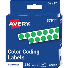 Avery Dennison Color-Coding Labels Permanent Adhesive Round Handwrit