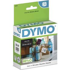 Dymo Labels Dymo LabelWriter Multipurpose Labels, 1 x 1, White, 750 Labels/Roll
