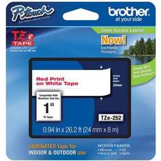 Brother Label Makers & Labeling Tapes Brother TZe252 Parts Red