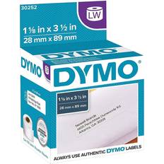 Dymo 30252 1-1/8x3-1/2in Address Labels, 350 Per Roll