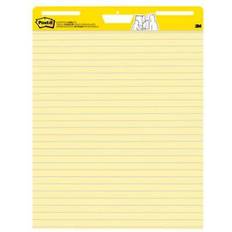 Self Stick Easel Pads, Ruled, 25 x 30, Yellow, 2 30 Sheet Pads/Carton