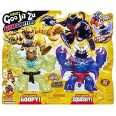 Heroes of Goo Jit Zu Toys Heroes of Goo Jit Zu Shifters Liquid Gold Pantaro Vs Shadow Orb Scorpius Versus Pack Two Stretchy Squishy Filled Toys With A Unique Transformation Boys Toys For Kids Ages 4