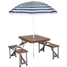 Stansport Picnic Table And Umbrella Combo