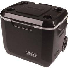 Coleman xtreme Camping Coleman Xtreme 50 Quart 5-Day Hard Cooler with Wheels and Have-A-Seat Lid
