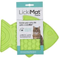 Felix cat food Pets LickiMat 349316 Felix Anti-Anxiety Food Feeder Mat Green