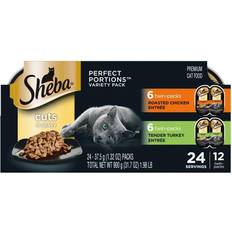 Sheba cat food Pets Sheba 12-Count Perfect Portions Cuts Variety Pack