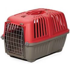 Pets Midwest 1422SPR Spree Plastic Pet Carrier, Red