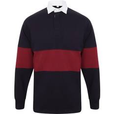 Front Row Panelled Rugby Shirt FR07M Colour: Burgundy
