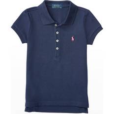 M Polo Shirts Children's Clothing Polo Ralph Lauren Girl's Stretch Cotton Mesh Polo Shirt - Refined Navy