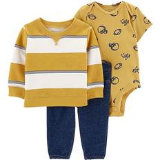Carter's Outerwear Children's Clothing Carter's Baby Fleece Pullover Set 3-piece - Yellow/Navy