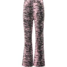 Ganni Flare-Leg Printed Jeans TIGER STRIPE LIGH