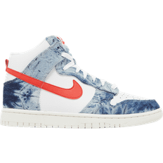 Nike Dunk High W - Multi-Color/White/Sail/Habanero Red