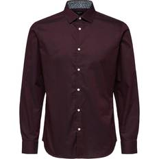 Herren - Lila Hemden Selected Bright Checked Shirt