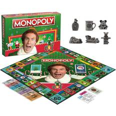 Elf monopoly Board Games USAopoly MONOPOLY Elf Board Game Green/Red/White One-Size