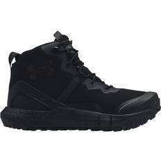 Men Lace Boots Under Armour Micro G Valsetz Mid Tactical Boots - Black