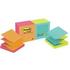 Sticky Notes 3M Post-It Pop-up Notes 3 in x 3 in Assorted Colors 12 Pads