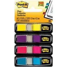 Sticky Notes 3M Post-it Small Bright Assorted Color Flags-140/pk