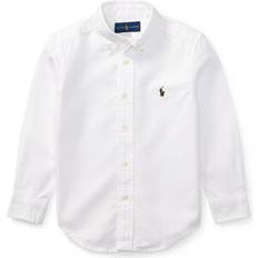 Long Sleeves Tops Children's Clothing Polo Ralph Lauren Kid's The Iconic Oxford Shirt - White