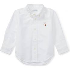 1-3M Tops Children's Clothing Polo Ralph Lauren Baby's Oxford Button Shirt - White
