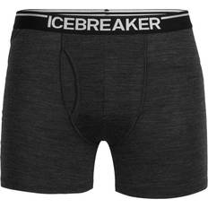Men's Underwear Icebreaker Men's Merino Anatomica Boxers wFly Electric/Praline Merino Wool/Nylon/Elastane Electric/Praline