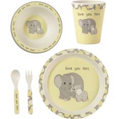 Precious Moments Mealtime Elephant Gift Set 5-pack