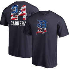 Fanatics Detroit Tigers Banner Wave Name & Number T-Shirt Miguel Cabrera 24. Sr