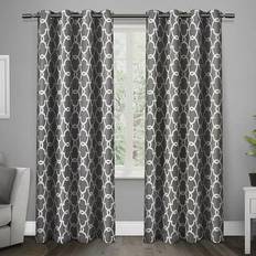Curtains & Accessories Exclusive Home Gates Sateen Woven Blackout Window Curtains 52x96"