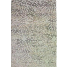 Nourison Sleek Textures Beige, White 47x71"