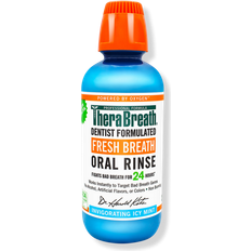Toothbrushes, Toothpastes & Mouthwashes TheraBreath 24-Hour Fresh Breath Oral Rinse Invigorating Icy Mint 473ml