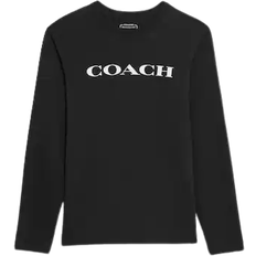 Coach Essential Long Sleeve T-shirt - Black