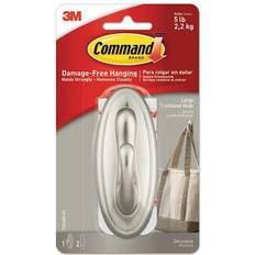 Interior Details Command Decorative Hooks, Traditional, Large, 1 Hook & 2 Strips/Pack