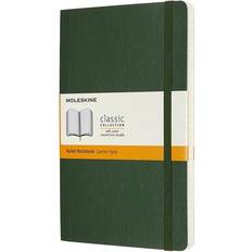 Moleskine Notatblokker Moleskine Classic Notebook Soft Cover Large Ruled Myrtle Green, none