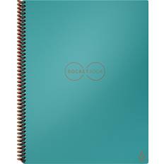 Rocketbook Notepads Rocketbook Core Smart Notebook, 8.5" x 11" Dot-Grid Ruled, 32 Pages, Teal (EVR-L-RC-CCE-FR) Blue