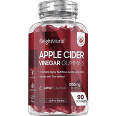 WeightWorld Apple Cider Vinegar Gummies 1000mg 90