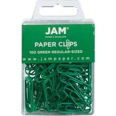 Hole Punchers Jam Paper Standard 1" Clips, Green, 1/Pack (2183752) Green