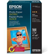  Epson Premium Photo Paper SEMI-GLOSS (4x6 Inches, 40