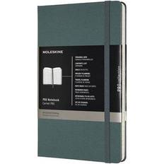 Moleskine Calendar & Notepads Moleskine PRO Large Professional Notebook, 5" x 8.25" Narrow Ruled, Forest Green (620763) Green