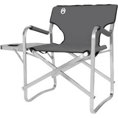 Coleman Campingmøbler Coleman Aluminum Deck Chair with Table 2000038341, camping chair (grey/silver)