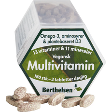 D-vitaminer Aminosyrer Berthelsen Multivitamin Vegan 180Pcs 180 st